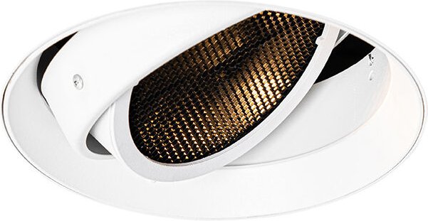 Moderner Einbaustrahler weiß GU10 AR111 rund randlos - Oneon Honey