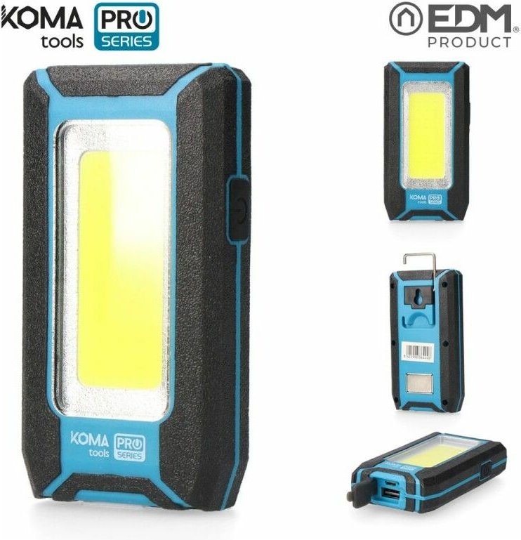 Professionelle LED-Taschenlampe Cob 500lumen 8w Koma Tools EDM 36444