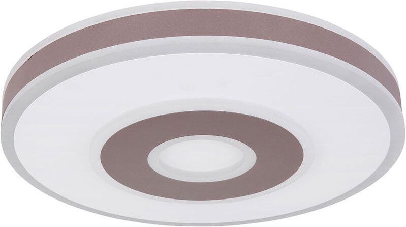 Globo - Deckenlampe weiß Wohnzimmerlampe modern Deckenleuchte dimmbar, led Nachtlicht Fernbedienung cct, Metall Acryl, l...