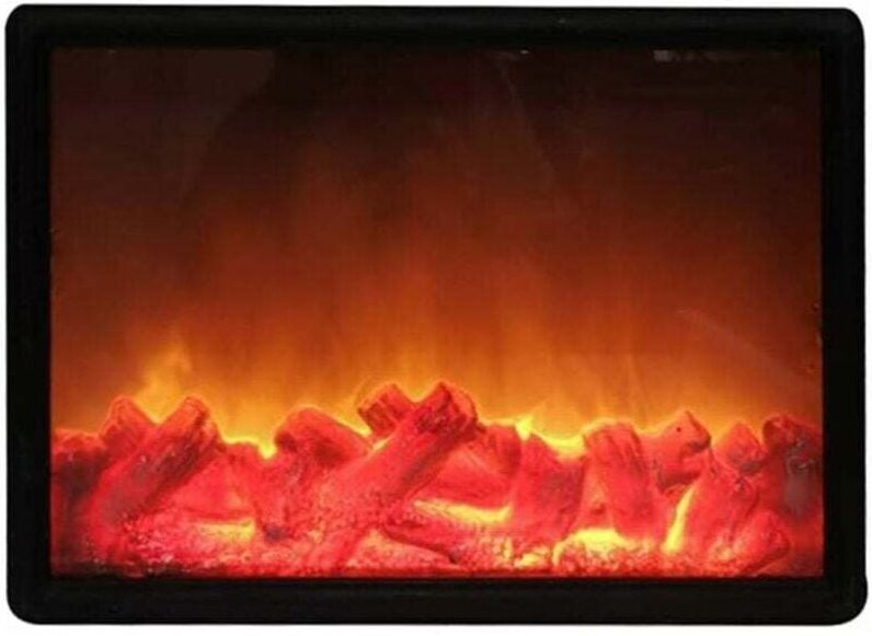 Tragbare Laterne, flammenlose LED-simulierte Kaminlampe – Kaminlaterne – USB-Kaminlampe – dekorative Tischlaterne für Ka...