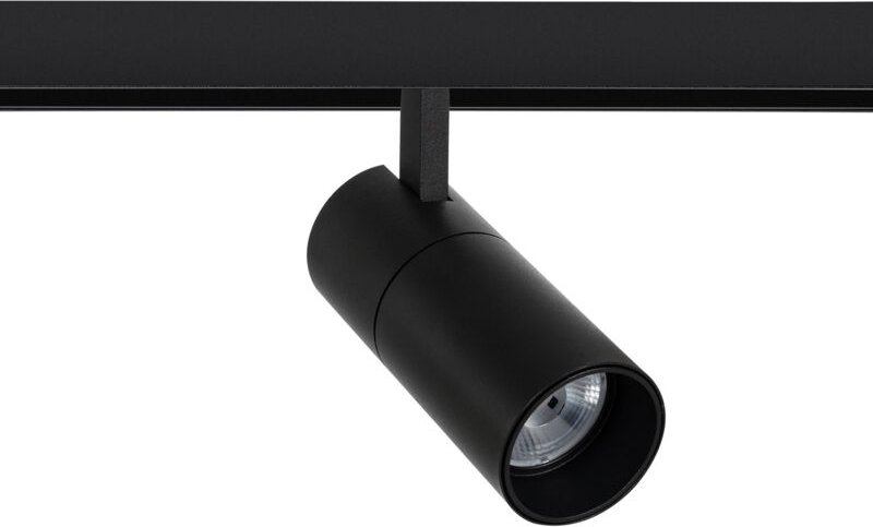 LED-Strahler für Magnetschiene 20W 20mm 48V Schwarz 3000K Warmweiß