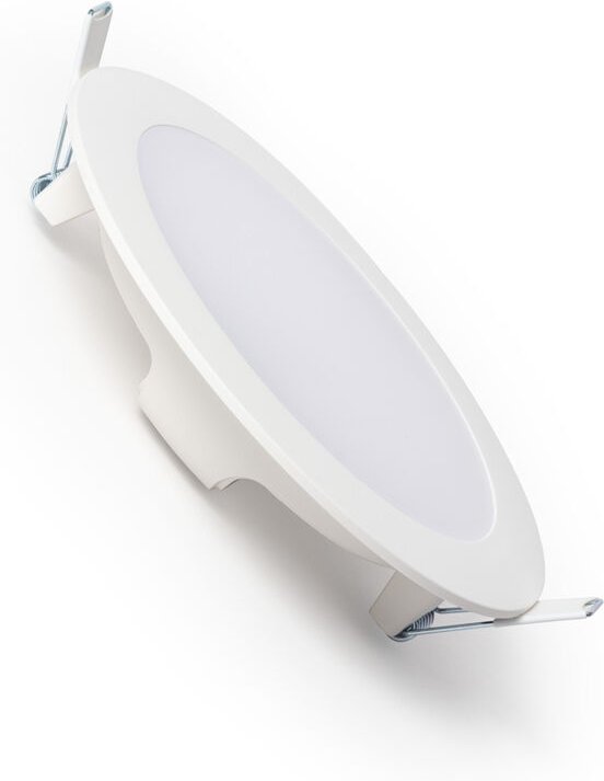 Efectoled - led Downlight Einbaustrahler 10W Rund Weiß Ausschnitt ø 137 mm 2700K Warmweiß