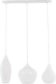 Ideal Lux Soft - 3 Licht hängende Deckenpendelleuchte Weiß, E14