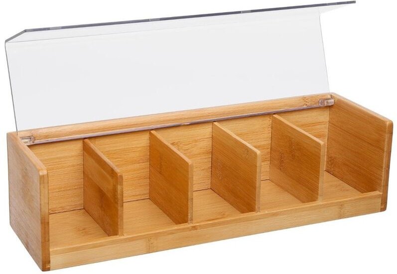 5five Simply Smart - Teebox 5 fächer bambus - 5five