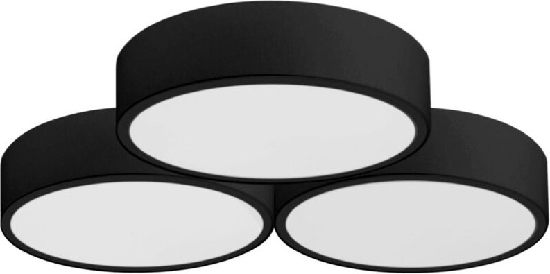 Toolight - lampe APP878-C triple black 3X40CM