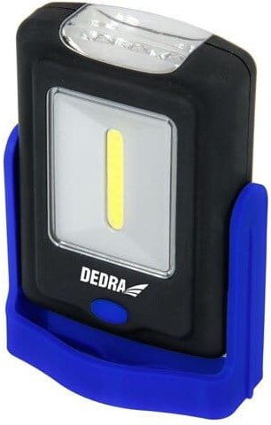 1w Cob Led+3led Rechteckige Taschenlampe Mit Sockel, Batterie - Dedl1005