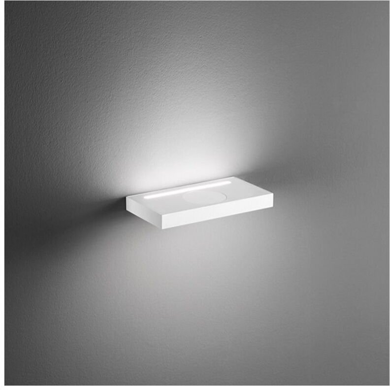 FLOOR LED-Wandleuchte Weiß Perenz Handy-Ladestation