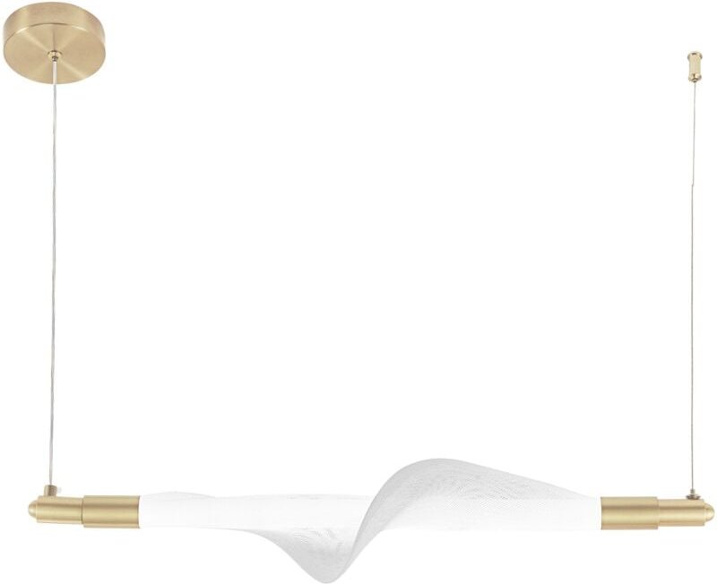 Hängelampe led G011-CP line white gold - Toolight