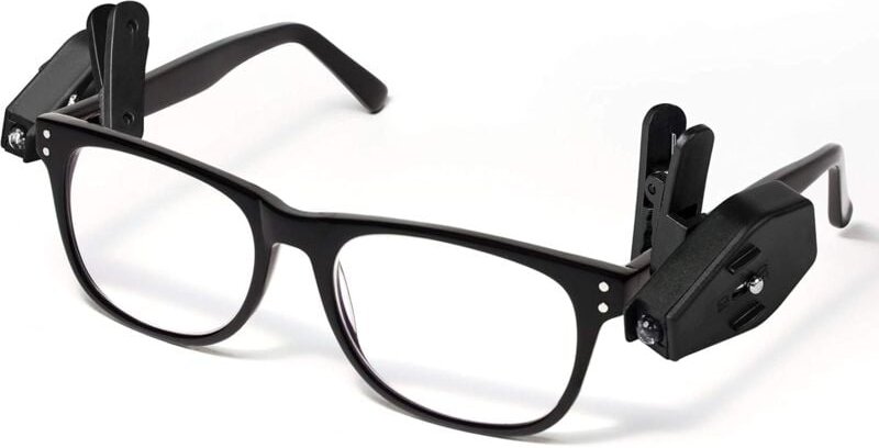 Ersandy - Mini-LED-Leselampe für Brillen – LED-Clip für Brillen – Praktisches Accessoire zum Lesen oder Konzentrieren, o...