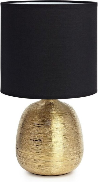 Markslojd OSCAR - 1 leichte Innentischlampe Gold mit zylindrischem Schirm, E27