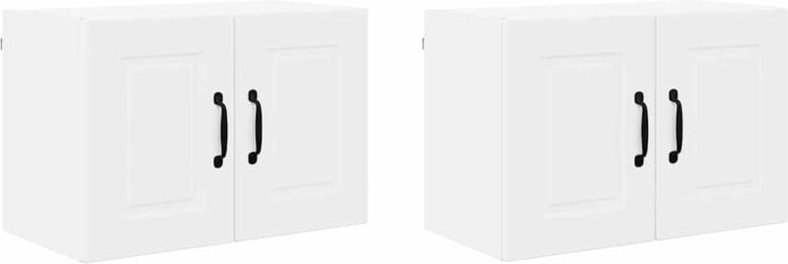 Thumbnail - Küchenwandschrank 2 pcs Weiß 60 x 31 x 40 cm Holzwerkstoff vidaXL