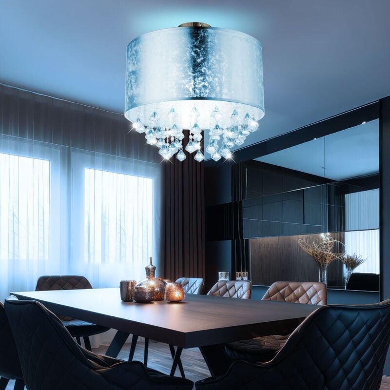 Etc-shop - Decken Leuchte Wohn Zimmer Lampe steuerbar per Handy im Set inkl. rgb led Leuchtmittel