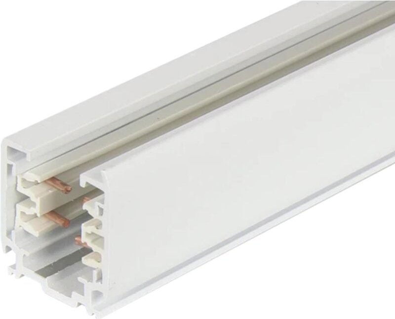 Lumicanto 3-Phasen-Stromschiene Aluminium 220-240V 1m, Weiß