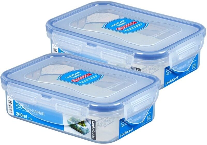 Thumbnail - Lock&lock - 2x LocknLock Vorratsdose Dose mit Deckel - Transparent