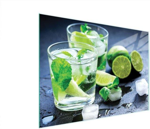 Glasschneidebrett 40x30 Limette