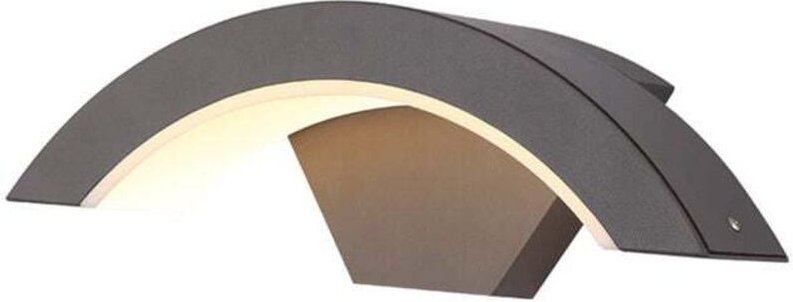 Außenwandleuchte mit Bewegungsmelder, 18 W SMD-LED, 3000 K warmweiß, IP65 wasserdicht, Aluminium, 29,5 cm