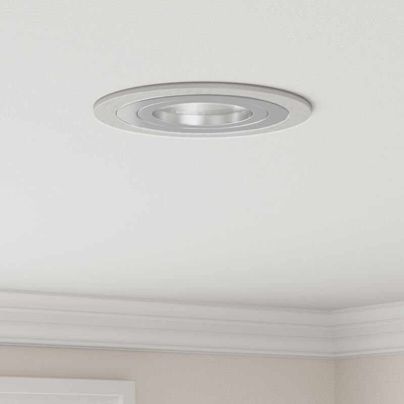 Spotlights mit Scheinwerfern Silber 9 x 9 x cm Aluminium Vidaxl