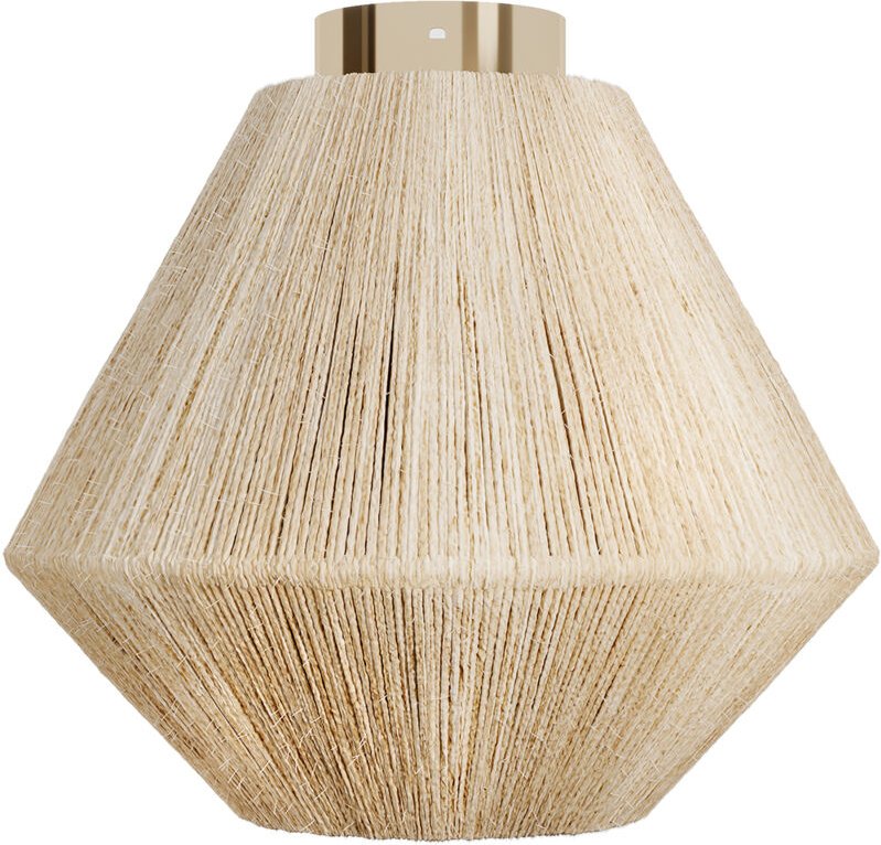 Deckenlampe - Boho Bali Deckenleuchte - Naribu Gealtertes Gold