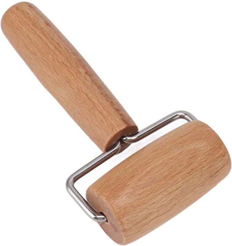 Nudelholz, kleiner Teigroller ohne Holzstab mit einzigartigen dicken Stiften zum Backen von Keksen, Pizzen, Kuchen und T...