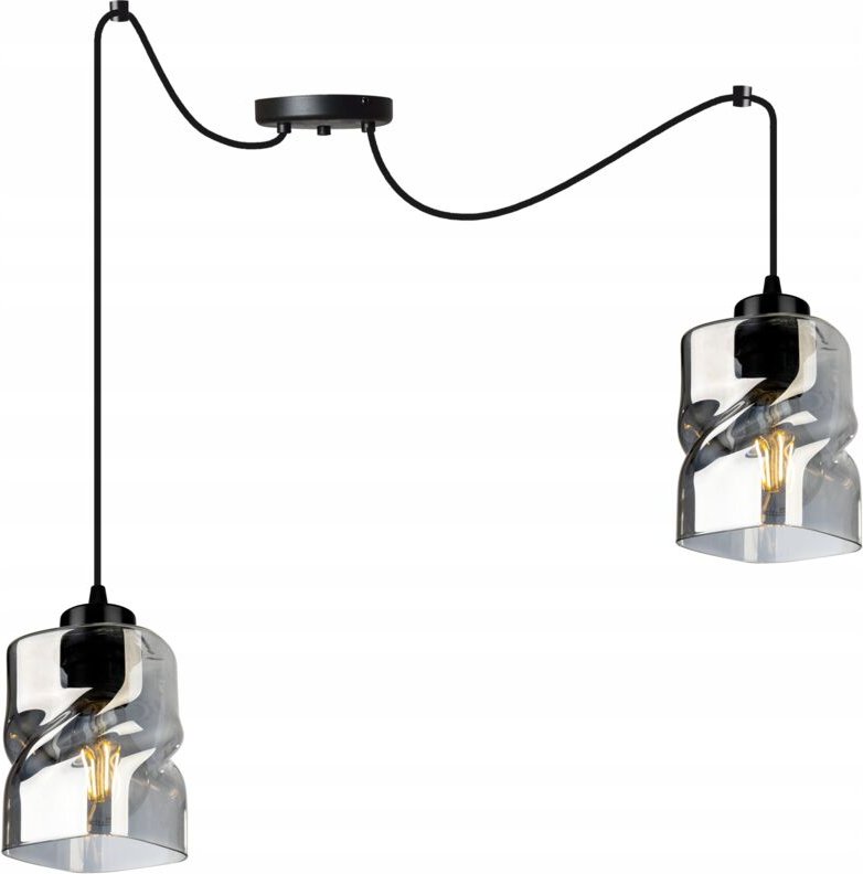 Moderne Spinne Hängelampe Glas Kronleuchter