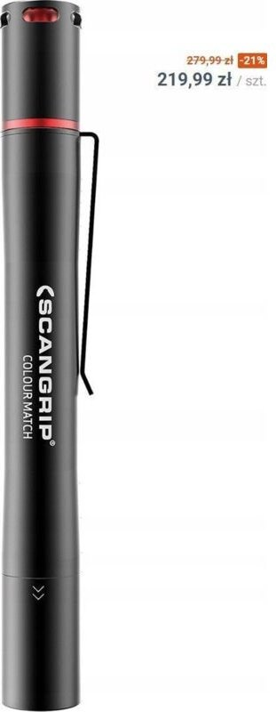 Scangrip MatchPen R Taschenlampe schwarz wiederaufladbar LED