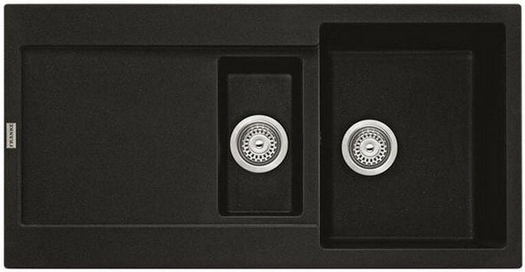 Einbauwaschbecken 60cm onyx mit siphon Franke 459464