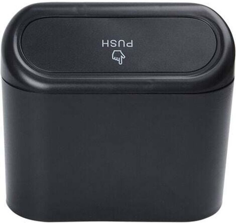 Kleiner Auto-Mülleimer, Auto-Mülleimer mit Deckel, wasserdichter Auto-Mülleimer, tragbare Hänge-Aufbewahrungsbox fürs Au...