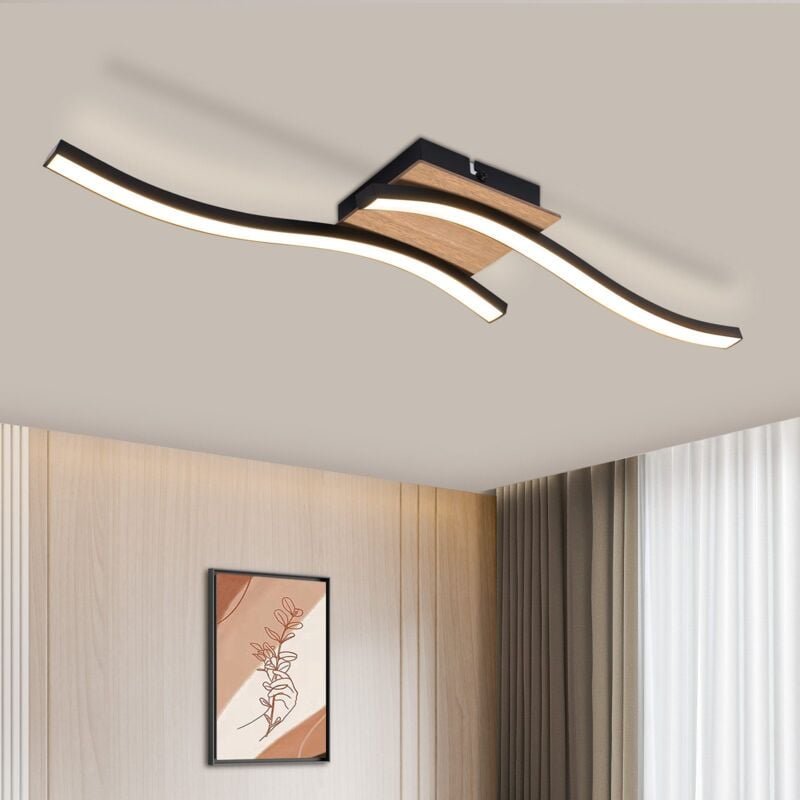Led Deckenlampe Warmweiß Deckenleuchte: 4 Flammig 3000k Modern Wohnzimmerlampe Rund Ring 37W Weiß Schlafzimmerlampe 89cm...