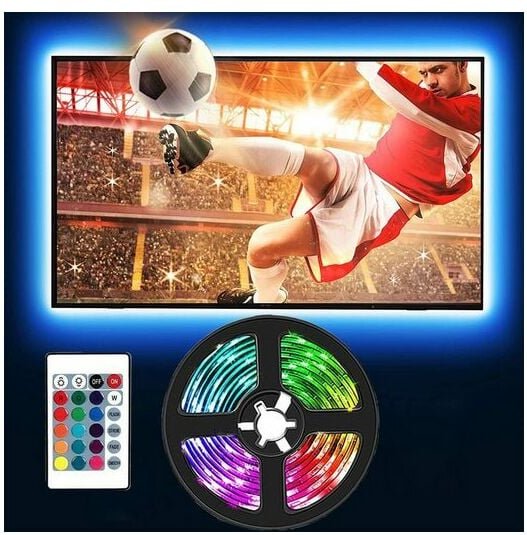 Led Stripe, LED-Streifen, led Stripe Farbwechsel, Infrarot, Fernbedienung, Wasserdicht, 0.5M Kinsi