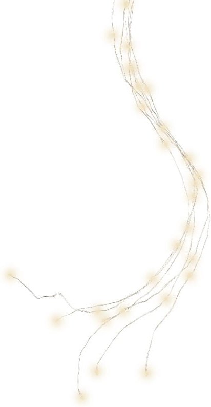 Feste Lichterketten 100 cm 320 warmweiße LEDs