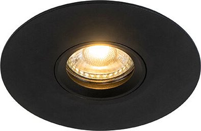Moderner Einbaustrahler schwarz GU10 50mm - Buco