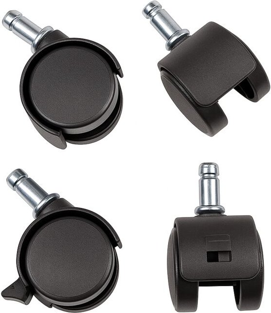 4 Mülleimer Rollen WHEEL 5cm