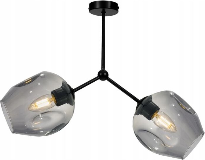 Moderne Deckenhängelampe Mit Glasschirm