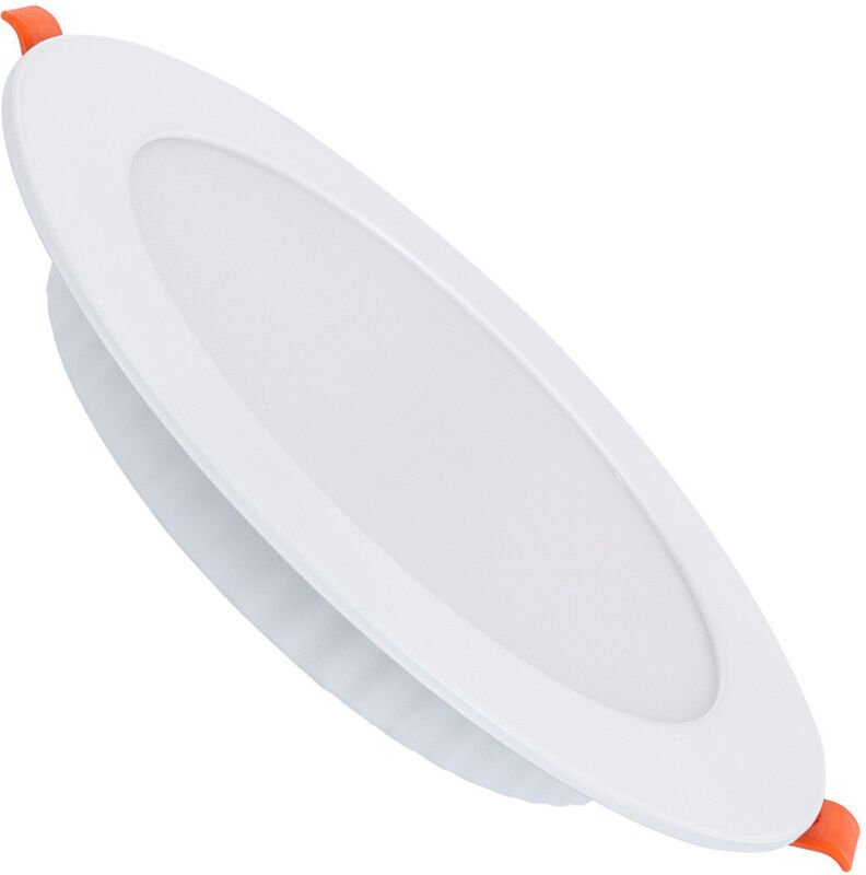 Efectoled - led Einbaustrahler flach 12W Rund Dimmbar Slim ø 140 mm 5000K Kaltweiß