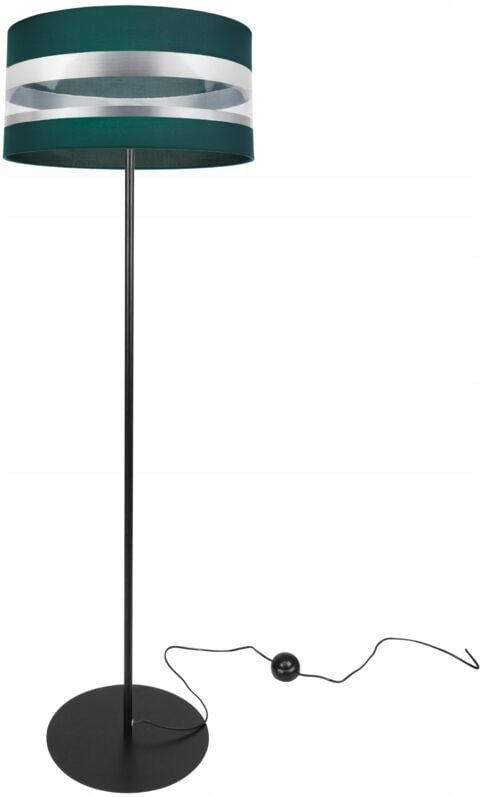 Stehlampe, Chromlampenschirm, elegant, verschiedene Farben