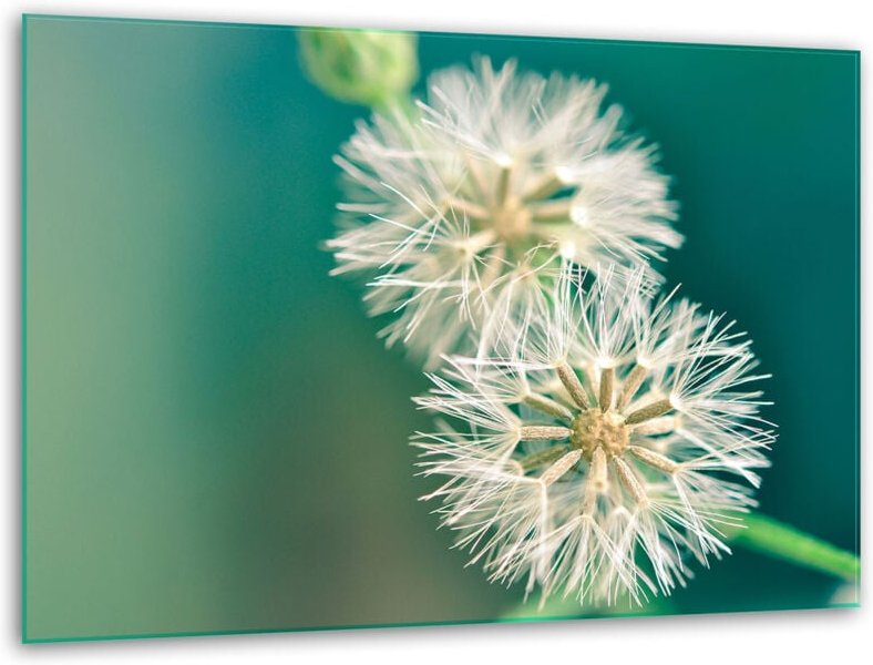 Glashakkungsbrettänder 40x30 Blumen