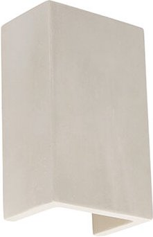 Industrielle Wandleuchte grau Beton Rechteck - Meaux