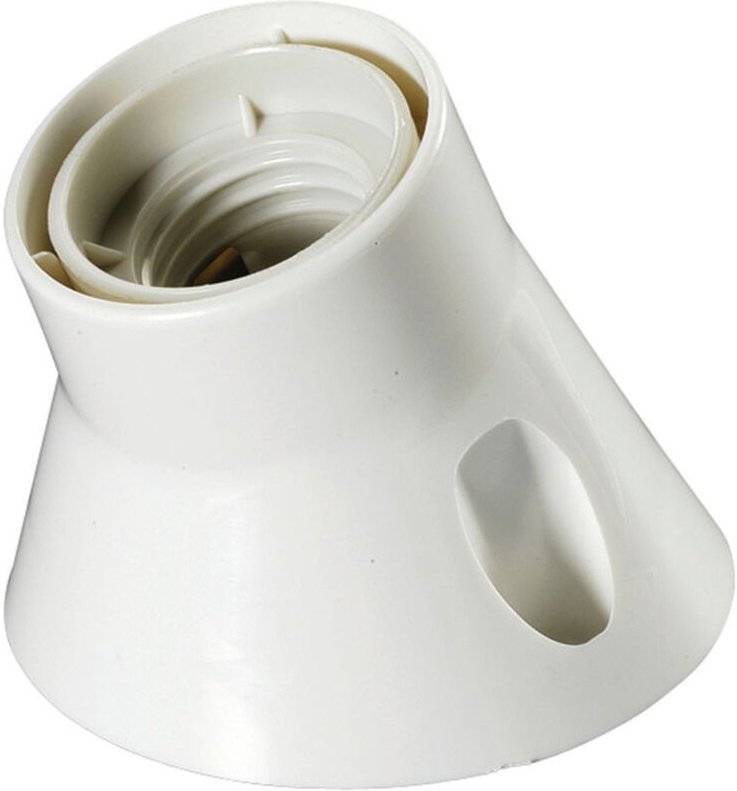 Trade Shop Traesio - Trade Shop - E27-GLÜHBIRNENFASSUNG wandhalterung schräge lampenfassung -