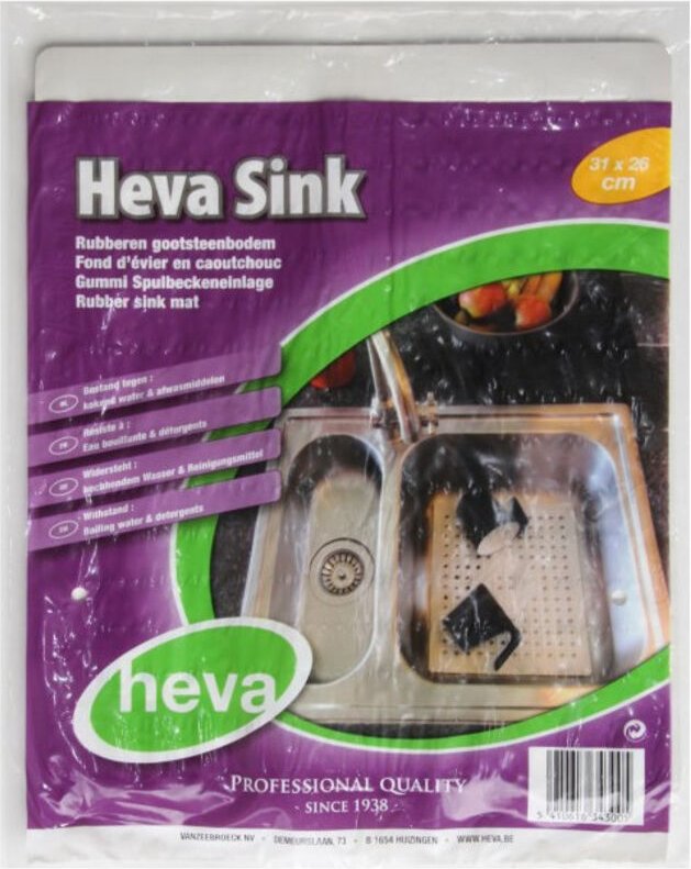 Weiße Spültischmatte 26x31 - Vanzeebroeck