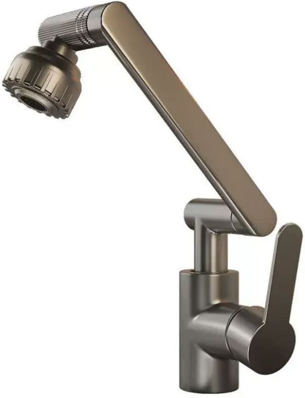 Robinet de cuisine flexible, robinet de salle de bain pivotant sans hauteur, robinet de cuisine, robinet de lavabo rotat...