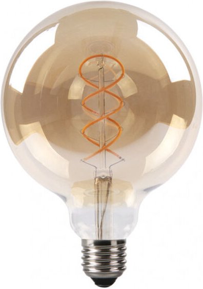 Fabrilamp - Filamen.geflochtene Glühbirne 17x12d 4w 250lm E27 Amber 2200k