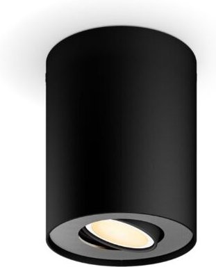 Pillar 4.2w 2200-6500k schwarz - 31999800 - Philips Hue