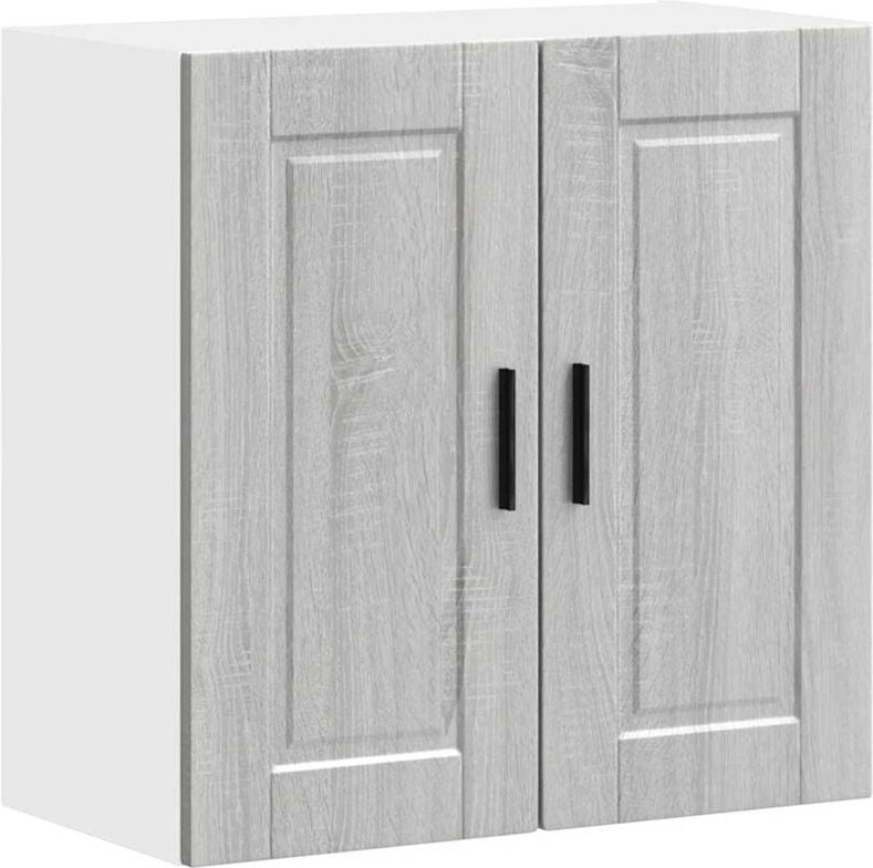Küchen-Hängeschrank Porto Grau Sonoma Holzwerkstoff Vidaxl 231054
