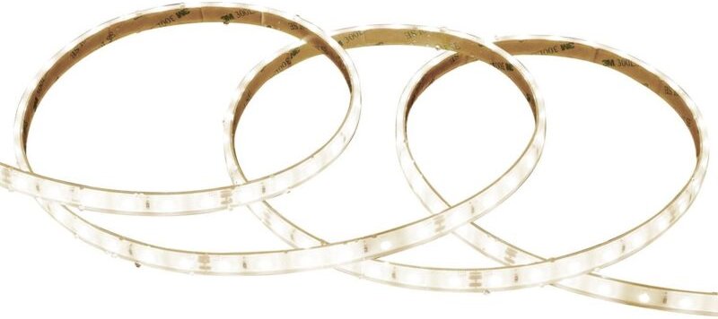 LED-Streifen 24V SMD 60 LED/m 5m 5W/m 500lm/m Breite 10mm Schnitt 10cm Wasserdicht IP68 SILICONE FLEX 4000K Neutralweiß