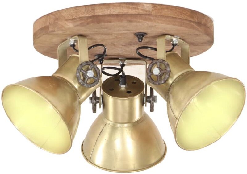 Deckenlampe Industriestil 25 W Messing 42x27 cm E27 vidaXL85336