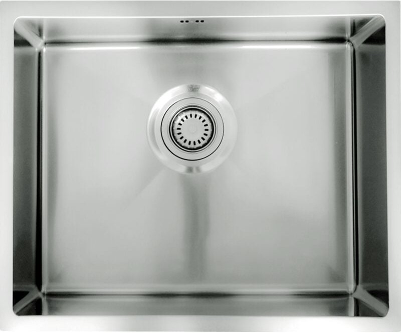 Luisa Spüle 1 großes Becken allein 55x45 aus Edelstahl - Essebagno