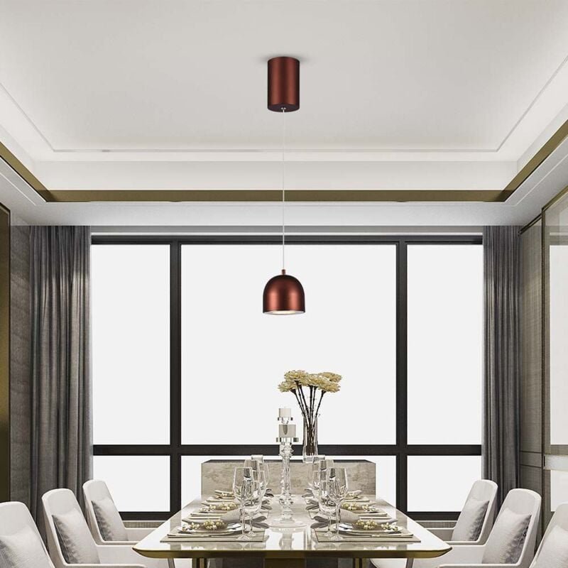 V-TAC V-TAC LED Kronleuchter 8,5W Metallbecher Ø10162cm Warmweiß