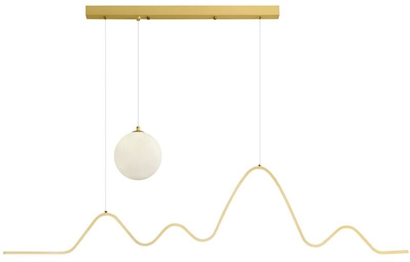 Toolight - led-hängelampe LHJ034-CP 29 gold, brushed gold