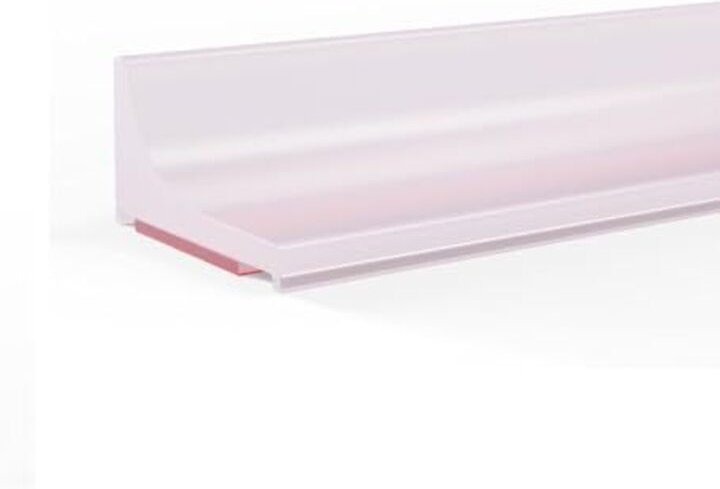 Selbstklebender Silikon-Wasserrückhaltestreifen für Arbeitsplatten, Silikon-Duschbarriere, Überlaufschutzleiste für bege...