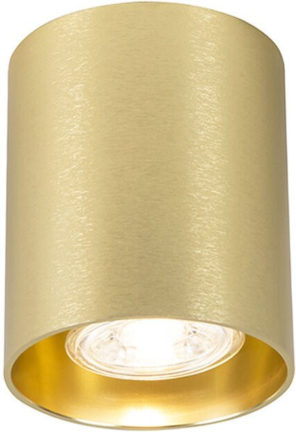 Design Aufbaustrahler Gold GU10 50mm - Tubo